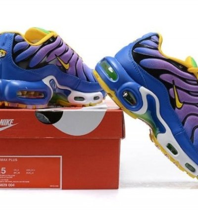 Nike Air Max Plus Soar Magic Flamingo Gold Purple Running Shoes