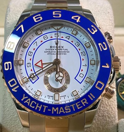 Rolex Yacht-master Ii 44mm White 116681-0002 Unworn 2024