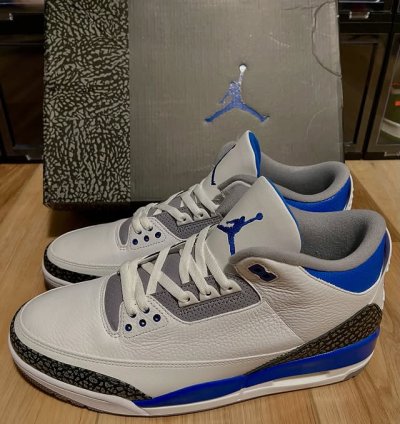 Air Jordan 3 Retro racer Blue