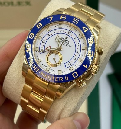 Rolex Yacht-master Ii 44mm Yellow Gold 116688