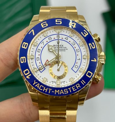 Rolex Yacht-master Ii 44mm Yellow Gold 116688