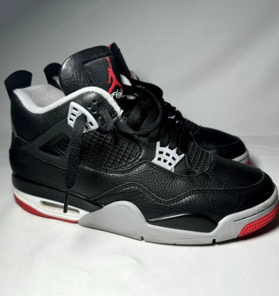 Size 9 5 - Nike Air Jordan 4 Retro Bred Reimagined Shoes