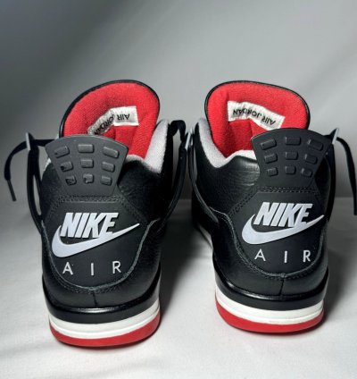 Size 9 5 - Nike Air Jordan 4 Retro Bred Reimagined Shoes