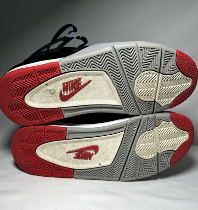 Size 9 5 - Nike Air Jordan 4 Retro Bred Reimagined Shoes