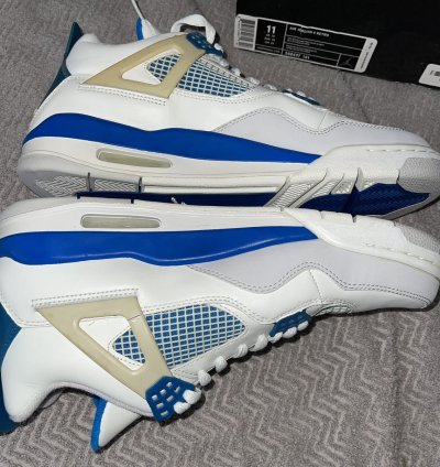 Air Jordan 4 Iv Military Blue Ds 2006 Rare See Description