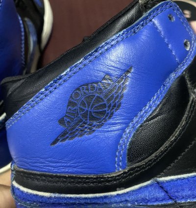 Vintage 2001 Air Jordan 1 Retro Royal Blue