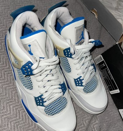 Air Jordan 4 Iv Military Blue Ds 2006 Rare See Description