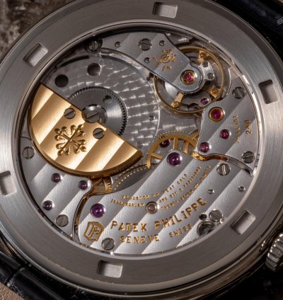 Patek Philippe Calatrava Volutes And Arabesques In Platinum