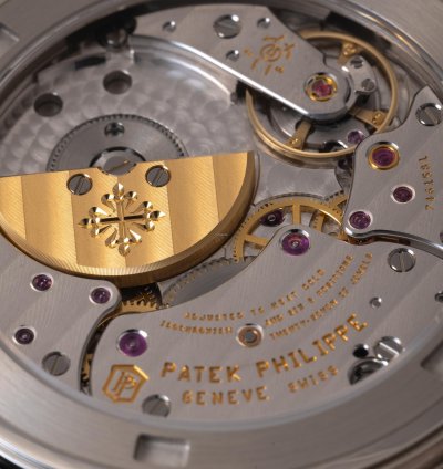 Patek Philippe Calatrava Volutes And Arabesques In Platinum