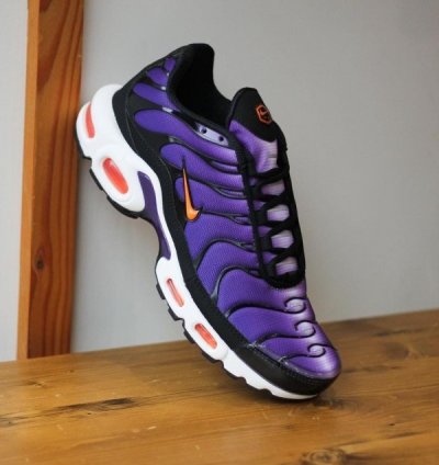 Nike Air Max Plus Voltage Purple Orange Running Shoes