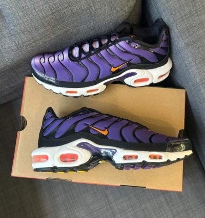 Nike Air Max Plus Voltage Purple Orange Running Shoes