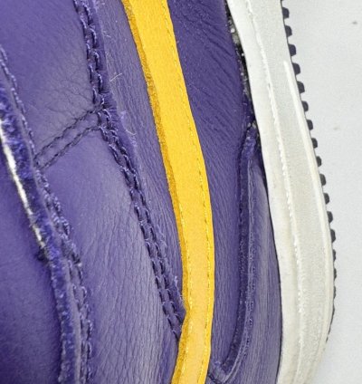 Vintage 2002 Nike Air Force 1 Mid Greek Lakers Size 10