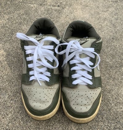Vintage 2002 Nike Dunk Low Pro Olive Stone Sb Shoes