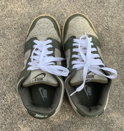 Vintage 2002 Nike Dunk Low Pro Olive Stone Sb Shoes