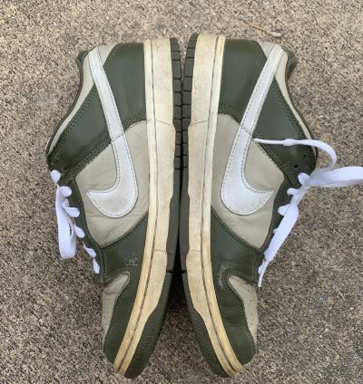 Vintage 2002 Nike Dunk Low Pro Olive Stone Sb Shoes