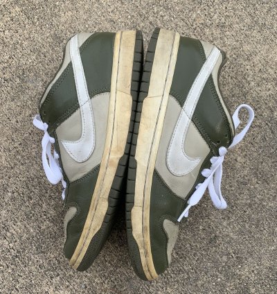 Vintage 2002 Nike Dunk Low Pro Olive Stone Sb Shoes