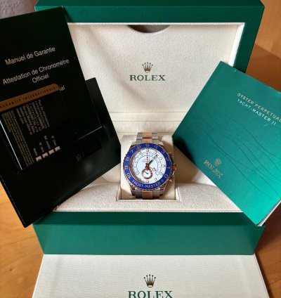 Rolex Yacht-master Ii Discontinued Unworn Incl Box Papers