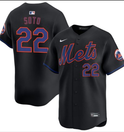 New York Mets 22 Juan Soto Jersey Stitched Black