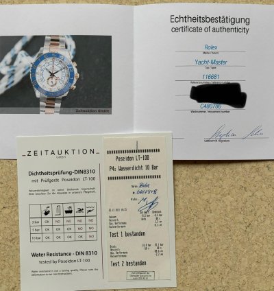 Rolex Yacht-master Ii Discontinued Unworn Incl Box Papers