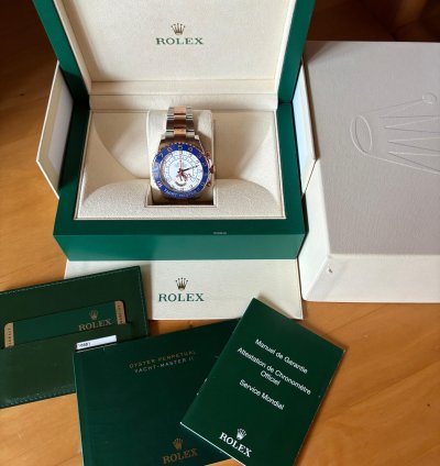 Rolex Yacht-master Ii Discontinued Unworn Incl Box Papers