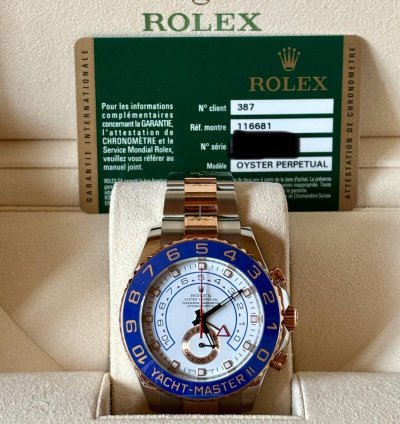 Rolex Yacht-master Ii Discontinued Unworn Incl Box Papers