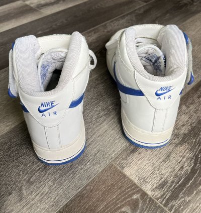 Vintage 2003 Nike Air Force 1 Mid Royal Blue Sport Shoe 11 5