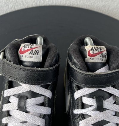 Vintage 2003 Nike Air Force 1 Nyc New York Mid Shoes Leather