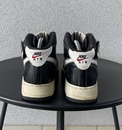 Vintage 2003 Nike Air Force 1 Nyc New York Mid Shoes Leather