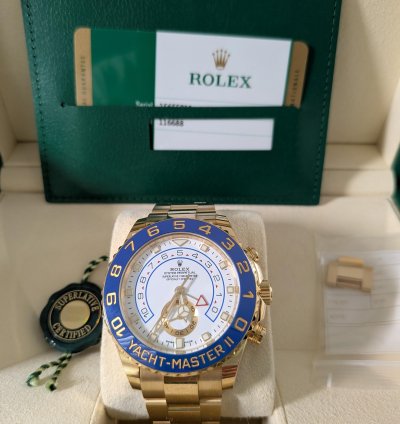 Rolex Yacht-master Ii Full Set In Box As New Condition