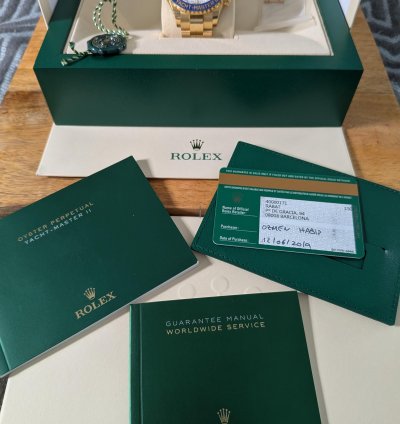 Rolex Yacht-master Ii Full Set In Box As New Condition