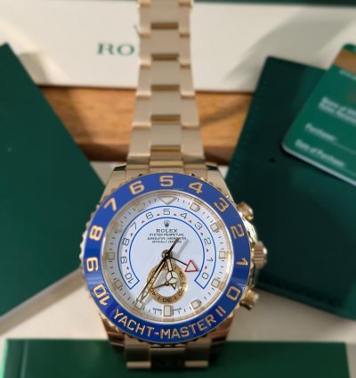 Rolex Yacht-master Ii Full Set In Box As New Condition