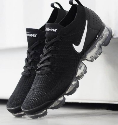 Nike Air Vapor Max Flyknit 2 Black Running Shoes
