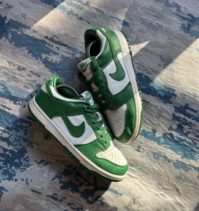 Vintage 2004 Nike Dunk Low Celtic