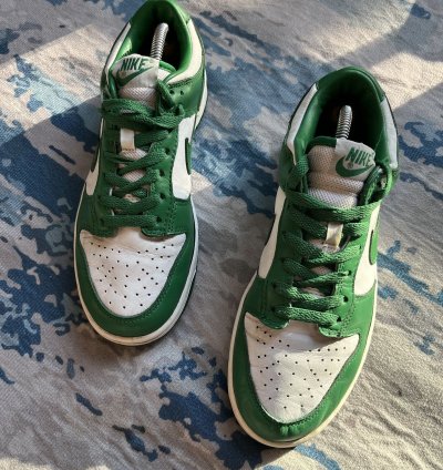 Vintage 2004 Nike Dunk Low Celtic