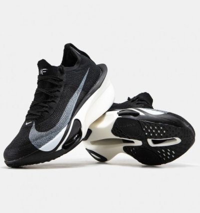 Nike Air Zoom Alphafly 3 Black White Running Shoes