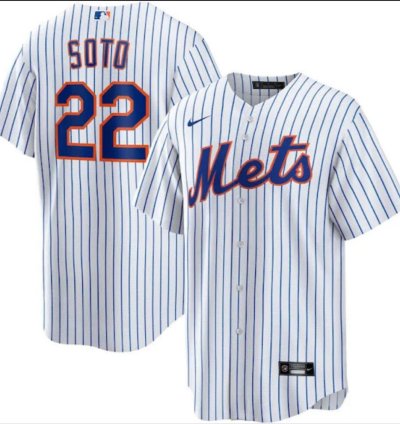 New York Mets 22 Juan Soto Jersey Stitched White