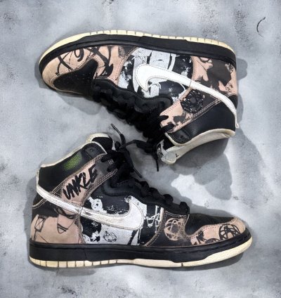 Vintage 2004 Nike Futura Unkle High Dunk Pro Sb Size 7 5us