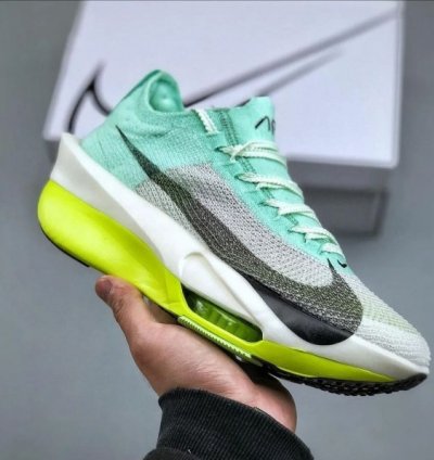 Nike Air Zoom Alphafly Nex T 3 Green White Running Shoes