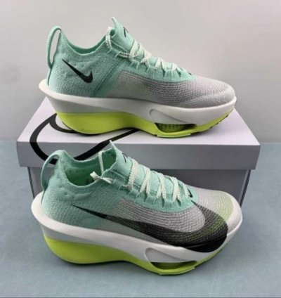Nike Air Zoom Alphafly Nex T 3 Green White Running Shoes