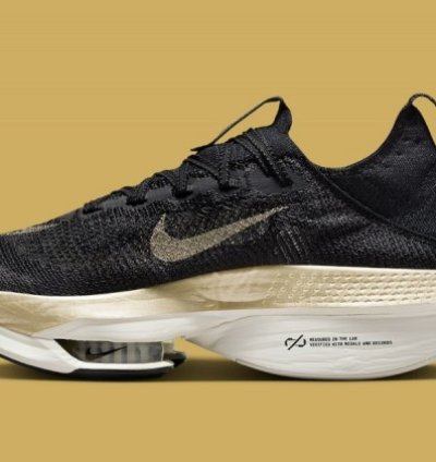 Nike Air Zoom Alphafly Next 2 Black Gold Running Shoes