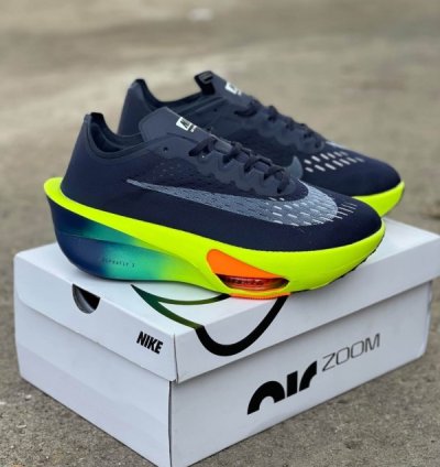 Nike Air Zoom Alphafly Next 3 Navy Volt Running Shoes