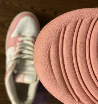 Vintage 2005 Nike Dunk Low Real Pink White-pink