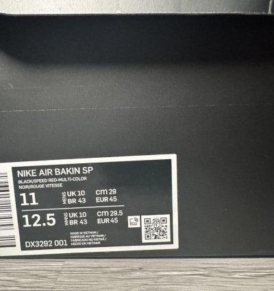 Supreme Air Bakin Black Gradient