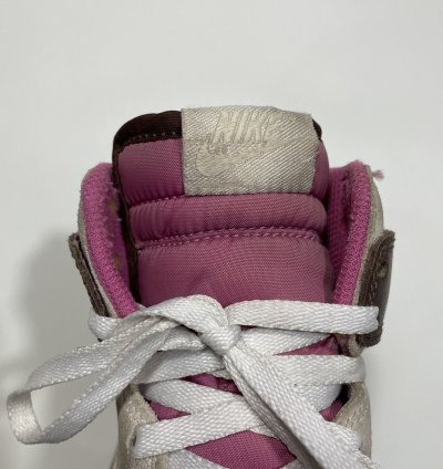 Vintage 2008 Nike Dunk High White Chocolate Pink Rare Color