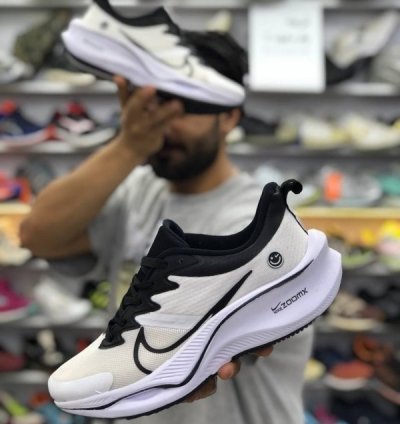 Nike Air Zoom X Smiley White Black Running Shoes