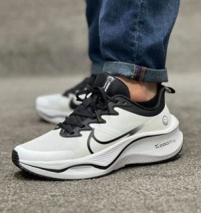 Nike Air Zoom X Smiley White Black Running Shoes