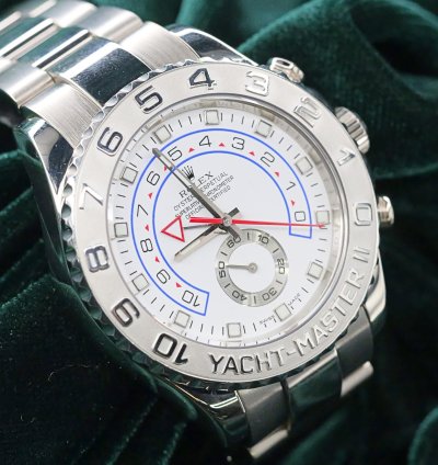 Rolex Yacht-master Ii Mint Complete Set Yacht-master Ii Regatta Timer White Dial Platinum White Gold 116689