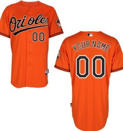 Baltimore Orioles Customized Orange Jersey