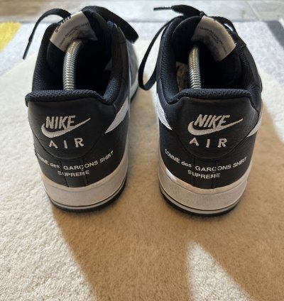 Supreme Comme Des Garcons Shirt Air Force 1 Low Black