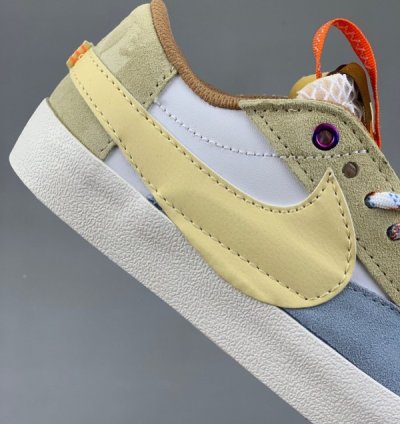 Nike Blazer Low 77 Jumbo Sail Alabaster Celestine Blue Sneakers